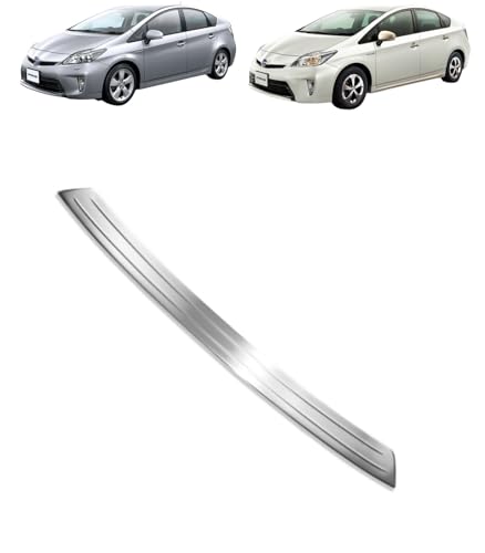 【Earth Car】 トヨタ プリウス 30系 ZVW30 前期/後期(G'sは不可) 専用 外装 リアバンパーステップガード ガーニッシュ バンパープロテクター ラゲッジ スカッフプレート 傷保護 FOR PRIUS 車種専用設計 ステンレス [並行輸