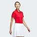 adidas Women's Standard Solid Performance Short Sleeve Polo Shirt Large