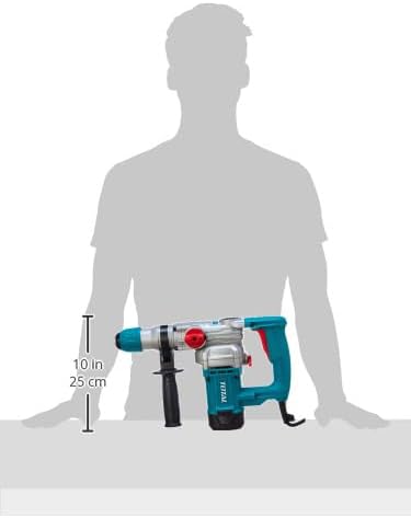 Dimensions of TOTAL TH110266 Rotary Hammer Drill