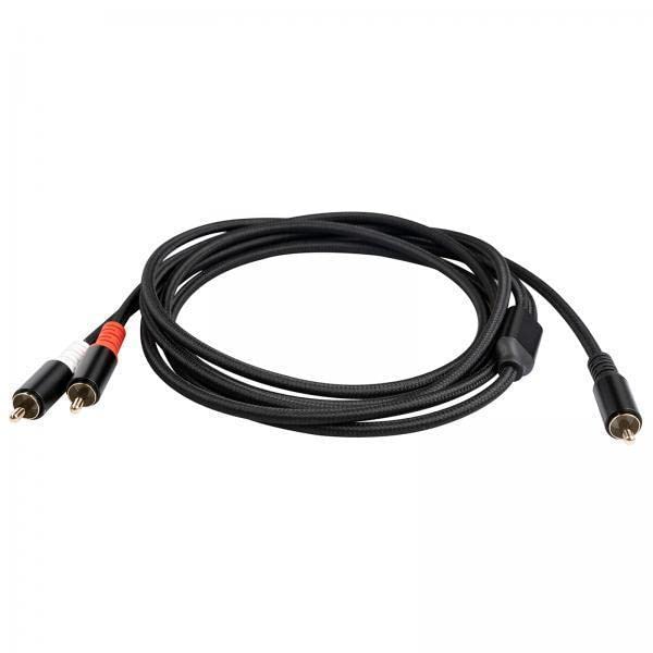 2xRCA to 2RCA Subwoofer Cable Y Adapter Splitter for Headphone Amplifier 1m-picture-40