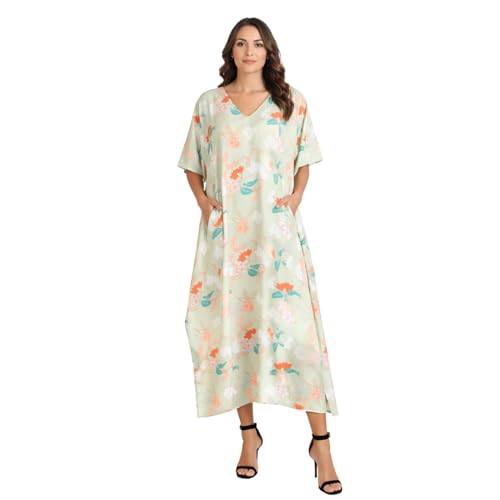 Image of Miss Lavish London Women's Kaftan- Kaftan Dress for Casual, Party, Evening, Vacation and Everyday Wear