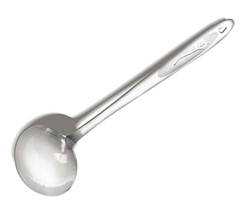 image for KISEER Soup Ladle, Stainless Steel Sauce Ladle for Home Kitchen or Res