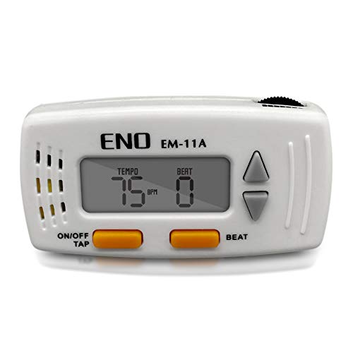 Pyle Mini Portable Digital Battery Operated Pocket Size Multifunctional, Clip on, Beat Tempo Electronic Metronome for Piano, Guitar, Bass, Ukulele, Violin, Drum, Flute & More (PMETRNOM10)