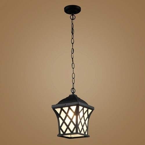 Suspension style grange extérieure classique étanche pour entrée et terrasse - 7