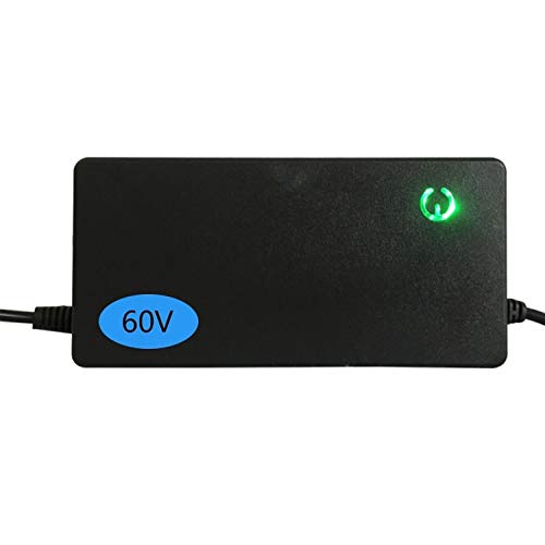 CRTY Intelligentes Batterie-Ladegerät 60 V (2A / 3A / 5A /) Für Elektrofahrrad-Roller, Ladegerät Eingang 100-240 V Lithium-Li-Ionen-Li-Poly-Adapter Für Elektrofahrrad-Roller/Hoverboard Cover