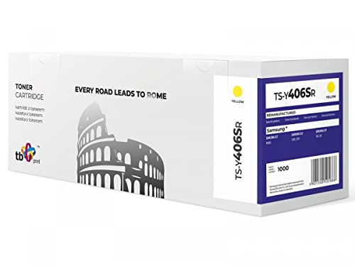 TB Print TS-Y406SR Cartouche de Toner Jaune 1 pièce(s) - Toner pour imprimantes Laser (1000 Pages, Jaune, 1 pièce(s))