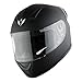 1Storm Motorcycle Youth Kids Street Dirt Bike ATV BMX MX Go Cart Karting Full Face Helmet with LED Tail Light: LED-B15 Matt Black