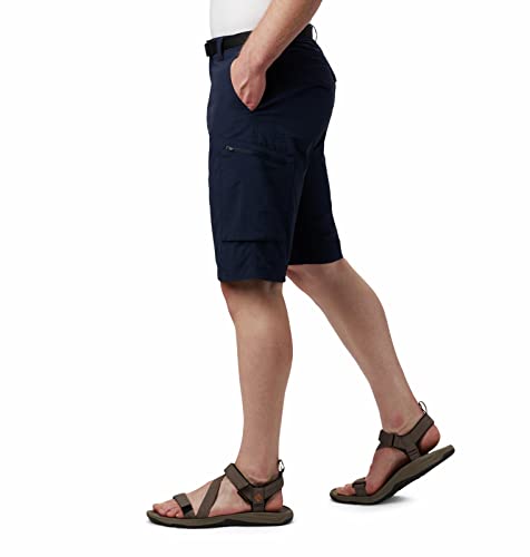 Image of Columbia Men's Regular Fit Shorts (AM4723 Cypress Heather Camo Print 40)