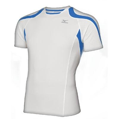 Mizuno T-Shirt Rider 2 débardeur de sport homme running respirant blanc bleu L