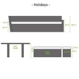 BRAST Poly-Rattan Gartenmöbel Essgruppe Lounge Set Sitzgruppe Outdoor Möbel Garten - 5