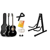 Product 1: FANTASTIC BEGINNER GUITAR KIT – This 3rd Avenue acoustic guitar bundle includes everything you need to get started, making it perfect for the beginner player; Includes a lightweight carry bag for transport and storage, strap so you can sta...