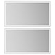 2 Stück Auto Kosmetikspiegel Sonnenblende Spiegel, Auto Makeup Spiegels, Universal Sonnenblende Spiegel, Autovisier Kosmetikspiegel für Autositz-Rücken-Platz (15 * 8cm)