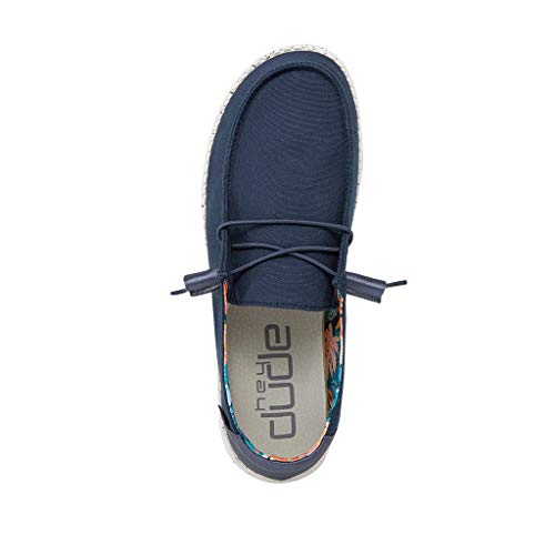 Image of HEYDUDE Women's Wendy Chambray | Women's Shoes | Women's Lace Up Loafers | Comfortable & Light-Weight