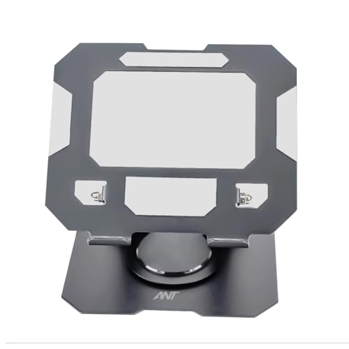 Image of Ant Riser 30, Aluminium Tilt Adjustable Laptop Stand for Desk, Metal Foldable Laptop Riser, Portable Laptop Holder Mount, Ventilated Cooling Computer Notebook Stand for 10-17 inch Devices Grey