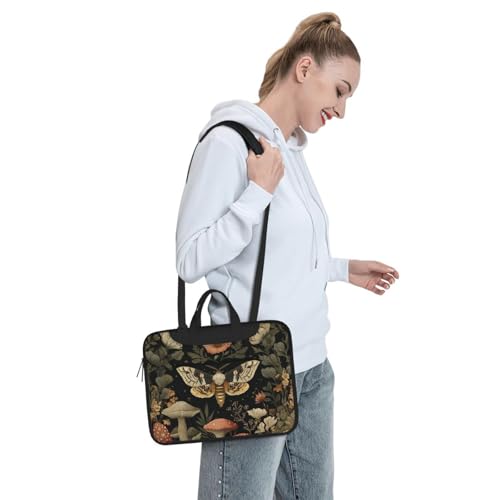 Maletín para portátil impermeable con diseño floral 13 pulg miniatura 3
