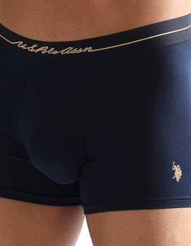 Image of U.S. Polo ASSN. Men PT004 4 Way Stretch Premium Lyocell Sustainable Underwear Trunks -Pack of 1