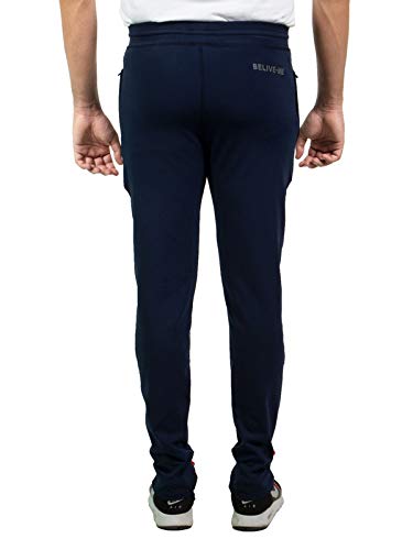 Image of Slim Fit Track Pant with Zipper Pockets