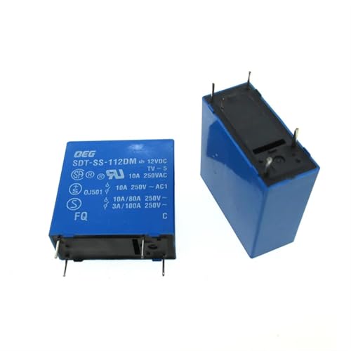 Relais SDT-SS-112DM 12V CC pour montage PCB et maintenance de circuits de commande