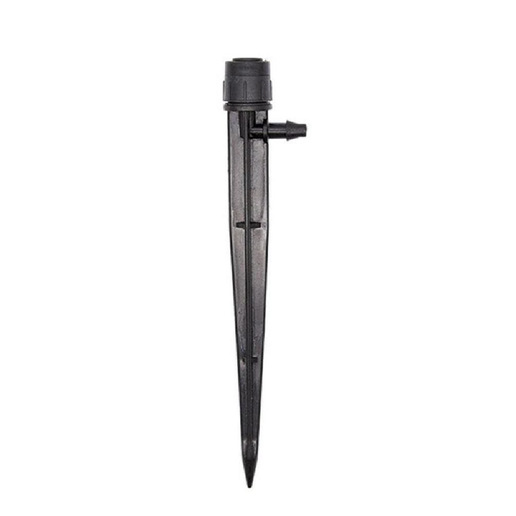 100 focos de riego por goteo, flujo ajustable, gotero de riego con estaca para flujo de agua, cabezal rociador, flujo de agua ajustable, gotero de ahorro de agua