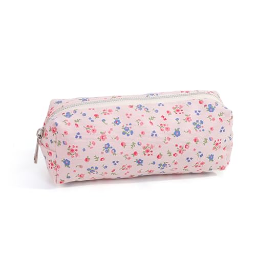 Zasjon Federmäppchen Cord-Stoff, Schlamppermäppchen Federtasche Stiftetasche Stiftemappe, Schulmäppchen Pencil Case für Schule, Büro