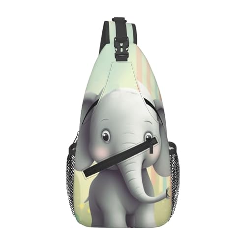 Bolso cruzado Lovely Elephant para viajes y senderismo miniatura 1