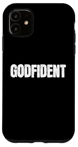Godfident �N���X�`���� �M�� �_�ւ̐M�� �@������ �X�}�z�P�[�X iPhone 11 �p