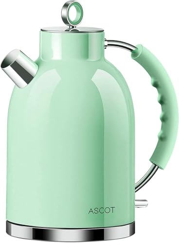 Hervidor Eléctrico ASCOT Acero Inoxidable 1.6L 1500W Verde miniatura 1