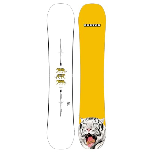 Burton - Planche De Snowboard Men's Process Homme - Homme - Taille 157 Wide - Blanc