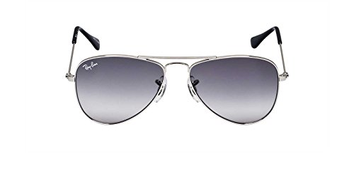 Ray-Ban Jr. Kids Aviator Kids Sunglasses (RJ9506) Silver Shiny/Grey Mirror - Non-Polarized - 50mm2