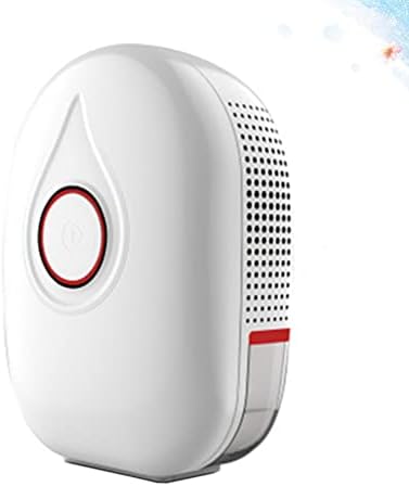 IMIKEYA Mini Home Dehumidifier Semiconductor Household Air Dryer Low Noise Air Dehumidifier for Bedroom Bathroom with UK Plug (Red)