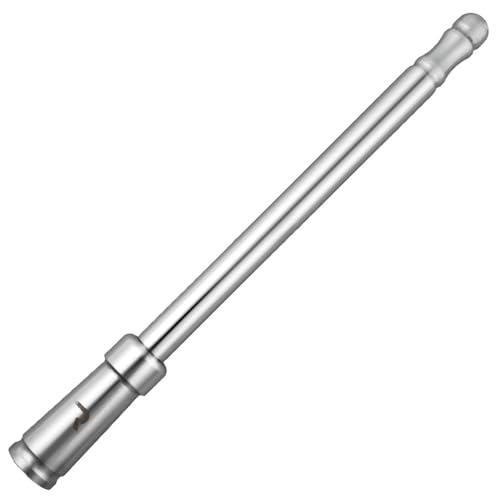 RECON Aluminum 8 Antenna Mast Style (Fits OEM Factory Threaded Antenna) - Chrome