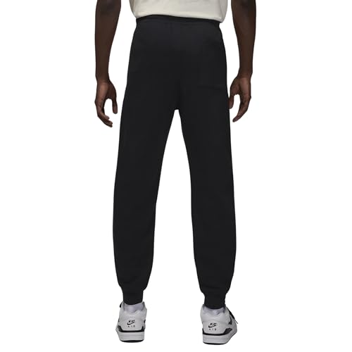Jordan Brooklyn Fleece Men's Pants (FV7277-010, Black/White)2