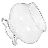 Et résistant à l'usure : fabriqué en verre robuste, difficile à user et indéformable, abat-jour pour lampe à pétrole, abat-jour pour lampe à huile