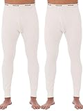 Fruit of the Loom Men's Classic Midweight Waffle Thermal Underwear Bottoms (1 & 2 Packs)