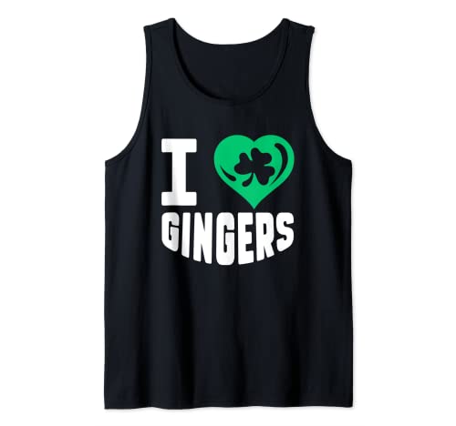 I Love Gingers | Irlanda Rossa | Donne dai capelli arancioni rossi Canotta