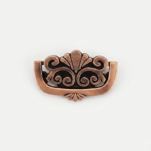 Image of Sainath Zinc Alloy Copper Antique Finish Drawer Cabinet Kadi Kundi Knob Pull Handle Set, Pack of 8 PCs