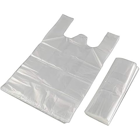 Eagrye Plastic T-Shirt Shopping Bags, Reusable Thank You Bags (320 Count) Cover
