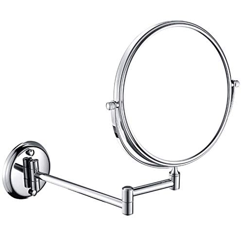 Miroir pivotant extensible pour salle de bain pour un maquillage de précision
