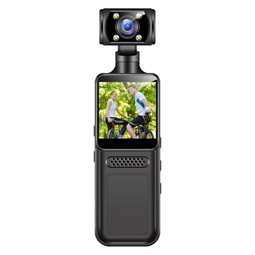 Image of QAWACHH Portable HD Body-Worn Camera for Outdoor Sports for Bike Action Adventures Cross-Border Travel Handheld for Clear Video (WiFi) with Led Lights