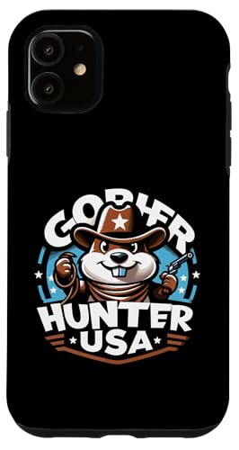 Custodia per iPhone 11 Gopher Hunter USA Trappola da caccia