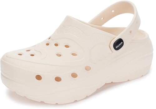 Image of WHITIN Clogs for Women | Thick Sole Cushioned Garden Shoes