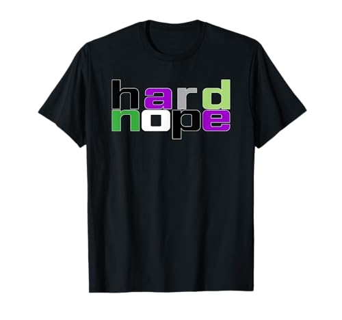 Hard Hope Asexual Spectrum Aromantic LGBTQIA+ Pride T-Shirt