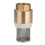 Aspiration efficace de l'eau : équipée d'un clapet anti-retour vertical, cette valve de pied assure une aspiration efficace de l'eau. Il permet au tuyau de tomber dans le réservoir, permettant à l'eau d'être aspirée à travers la valve de pied. L'écran intégré empêche efficacement la poussière et d'autres particules de pénétrer dans la pompe, fonctionnement fluide.