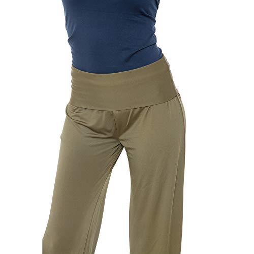 Women's Stylish Solid Color Palazzo Pants3