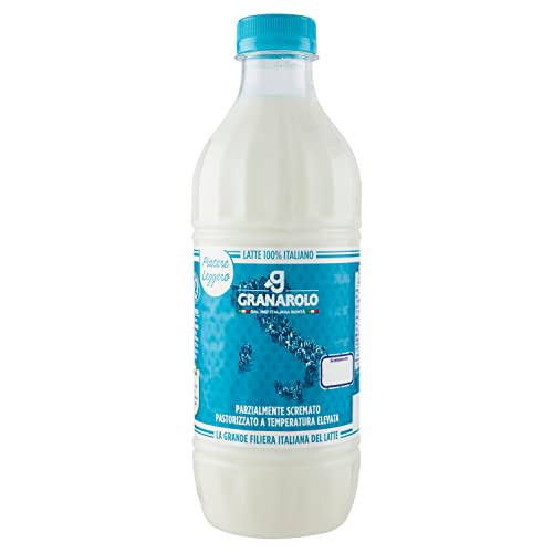 Granarolo, Latte 'Piacere Leggero', Parzialmente Scremato, 1 Llitro, Qualità Italiana, Ridotto Contenuto di Grassi.