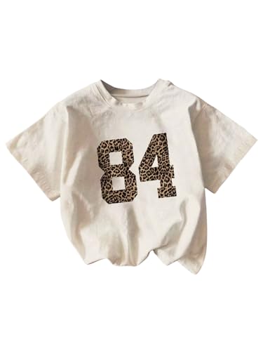 Image of SOLY HUX Girl's Number Graphic Tees Short Sleeve Crew Neck T Shirt Y2k Summer Tops
