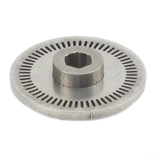 Violiica Roue d'encodeur optique à fente 30/60 pour Logitech G25 G27, disque simulateur en acier inoxydable 304, pièce de mise à niveau de direction de course de 16 mm, argent