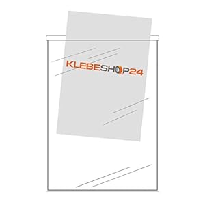 Klebeshop24 Selbstklebende Klarsichthüllen DIN A5, 20 Stück