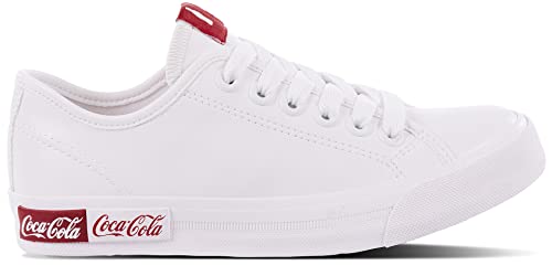 Tênis Coca-Cola Shoes, Blend Basic Town, Unisex, Branco, 36