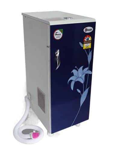 CLASSIC ATTA CHAKKI Premium Vacuum Navy Flower Fully Automatic Domestic Flour Mill with Vacuum, Premium ISI Plywood Body with Inside Fully Stainless Steel, Aatta Maker, Atta chakki, Ghar Ghanti